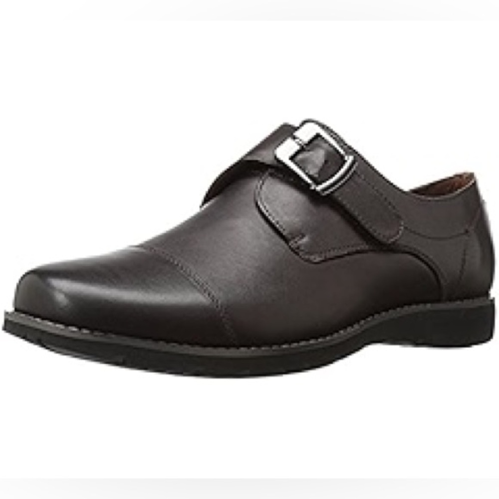 NEW!! Men’s Propet Graham Monk Strap Oxford Chocolate Leather Size 11D